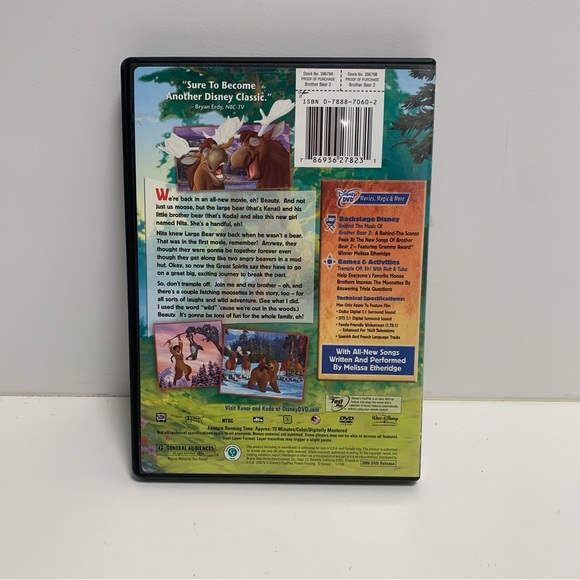 Brother Bear 2 Disney DVD - Picture 3 of 4